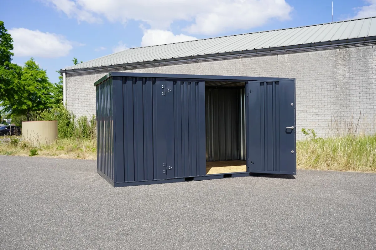 Small Steel Storage Cabin – Ready for Delivery - Image 3