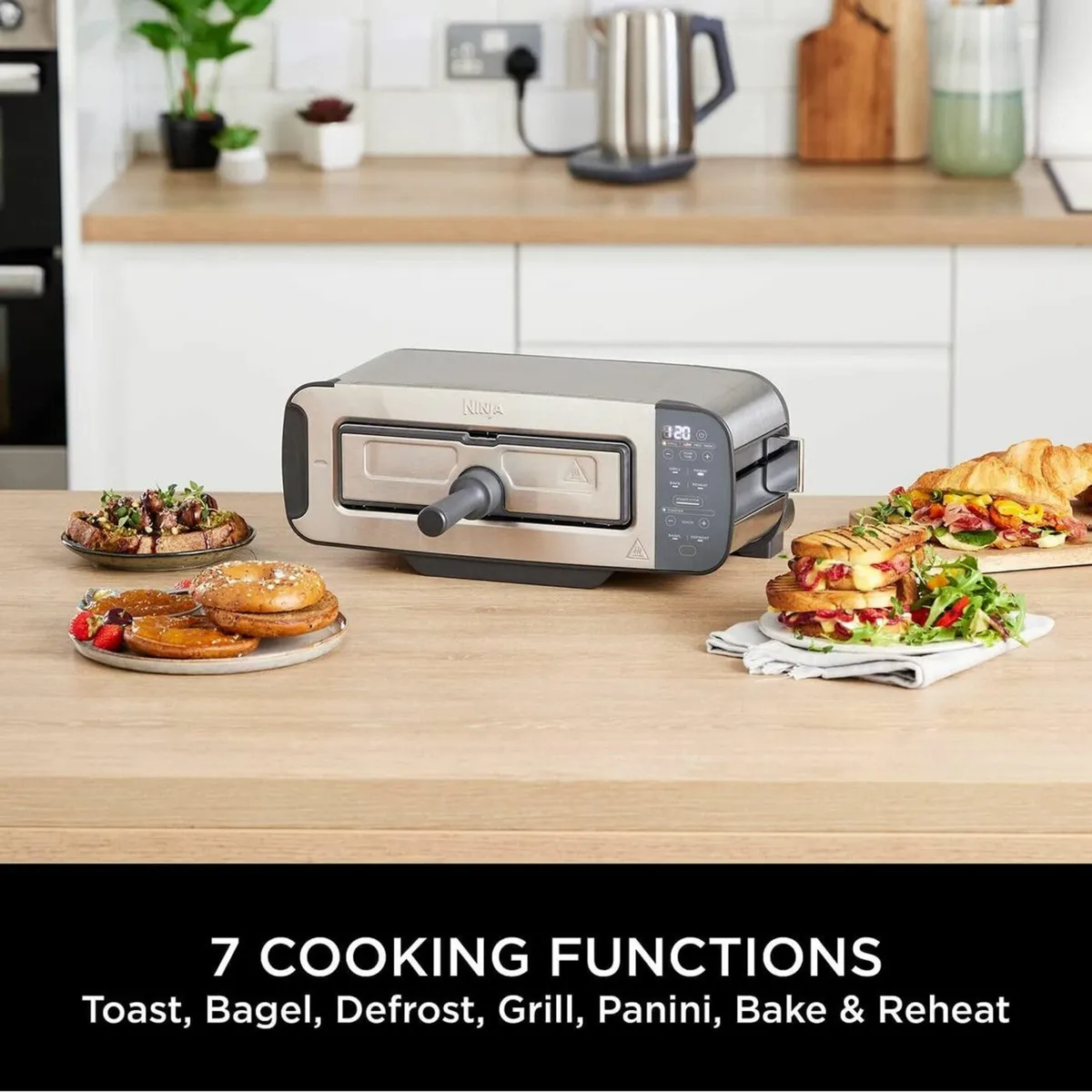 Ninja Foodie 3-1 Toaster, Grill, Panini Press - Image 4