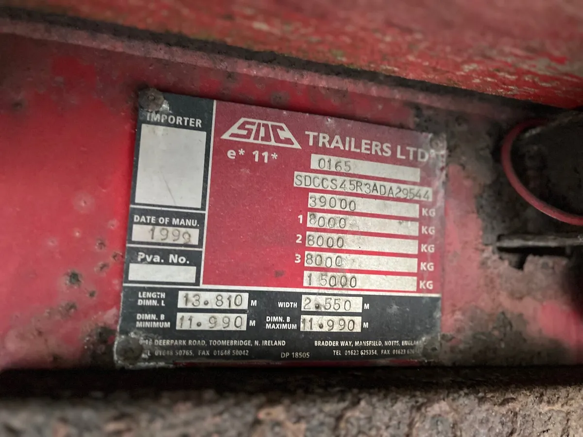 45ft flat bed trailer - Image 2