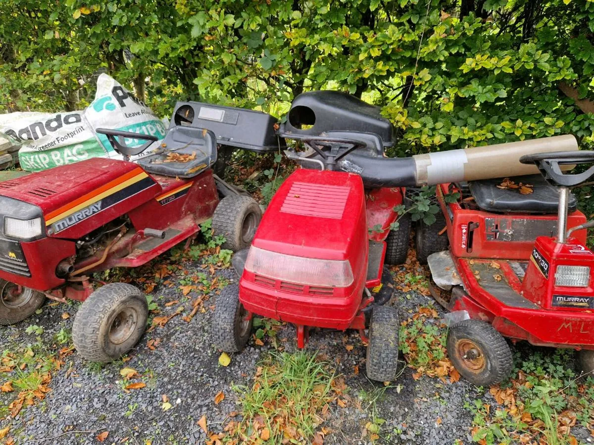 3x ride on mowers - Image 1