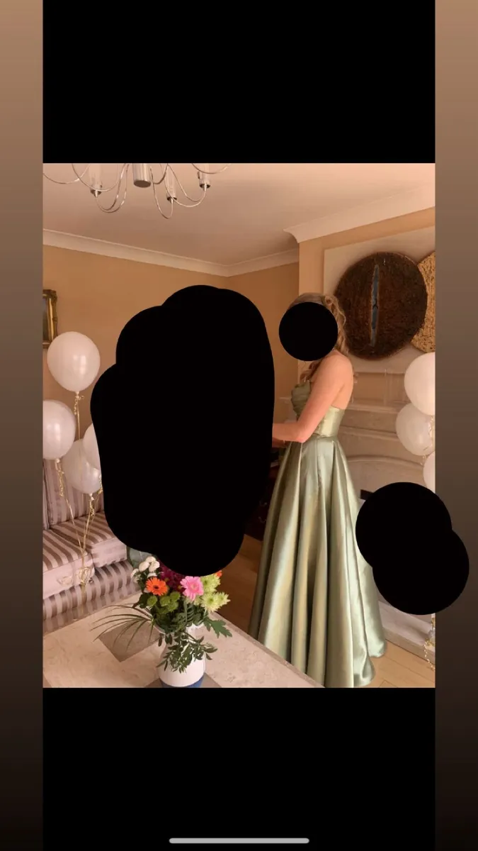Sage green debs dress - Image 4
