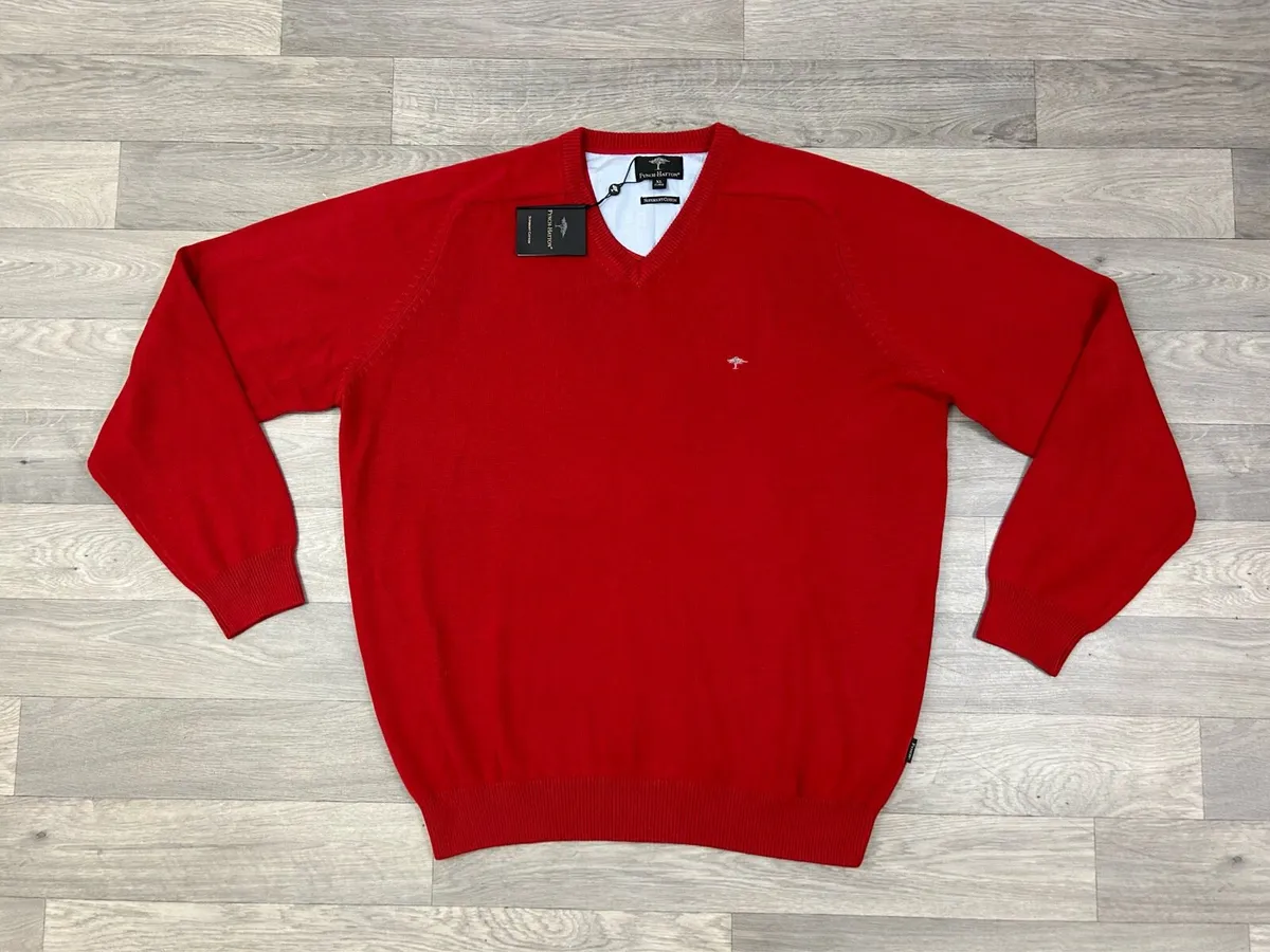 NEW Fynch Hatton Cotton Jumper Mens XL - Image 1