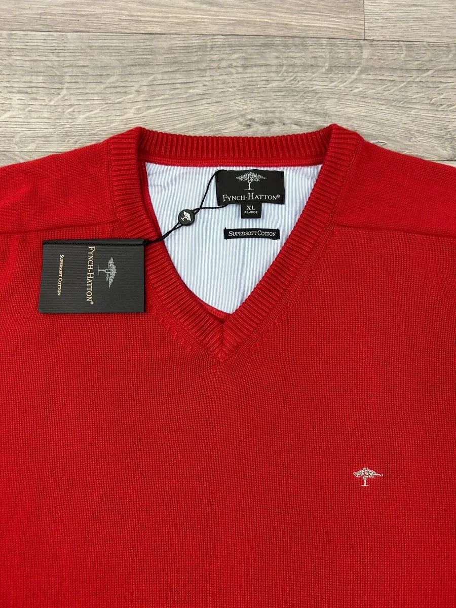 NEW Fynch Hatton Cotton Jumper Mens XL - Image 4
