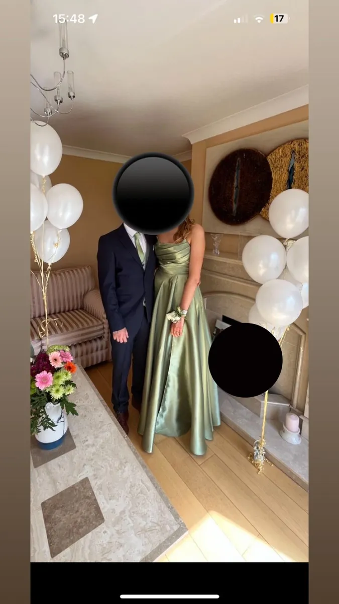 Sage green debs dress - Image 2