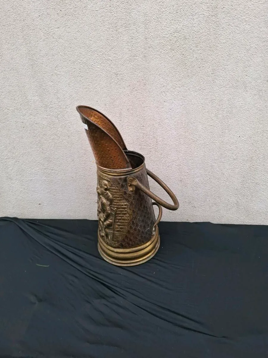 Vintage coal bucket postage possible - Image 2