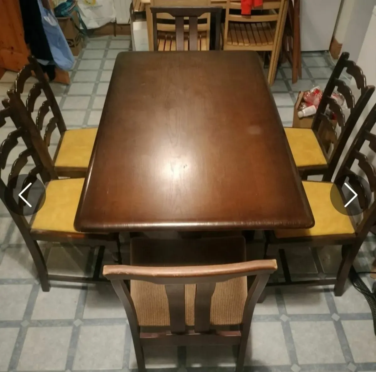 Table and chairs (solid wood) - Image 2