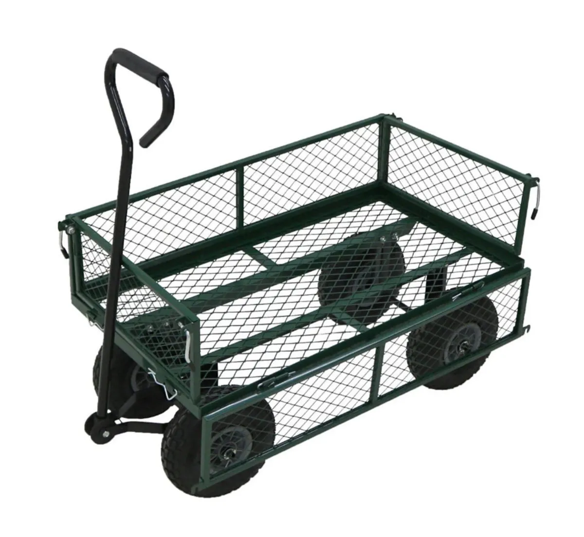 NEW Heavy Duty Metal Garden Cart Trolley - Image 2