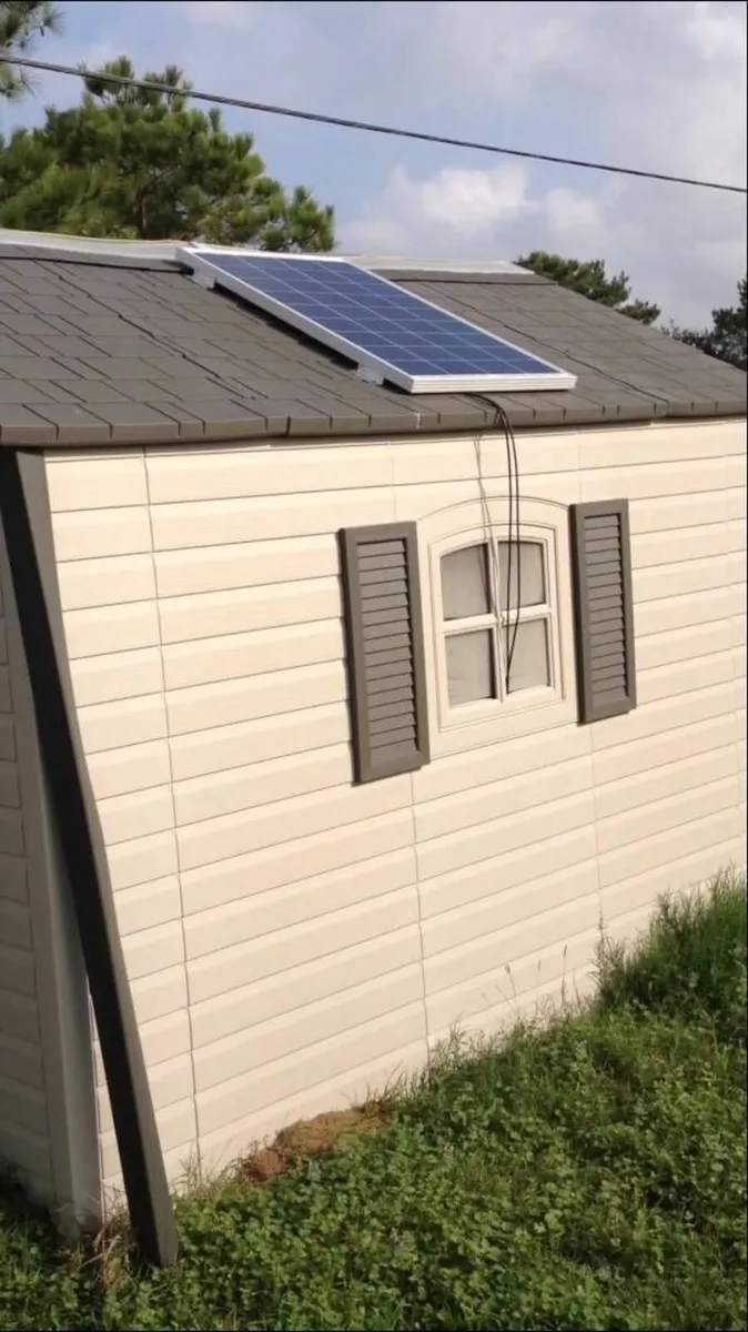 12V 100W solar panel kit for shed lighting CCTV - Image 4