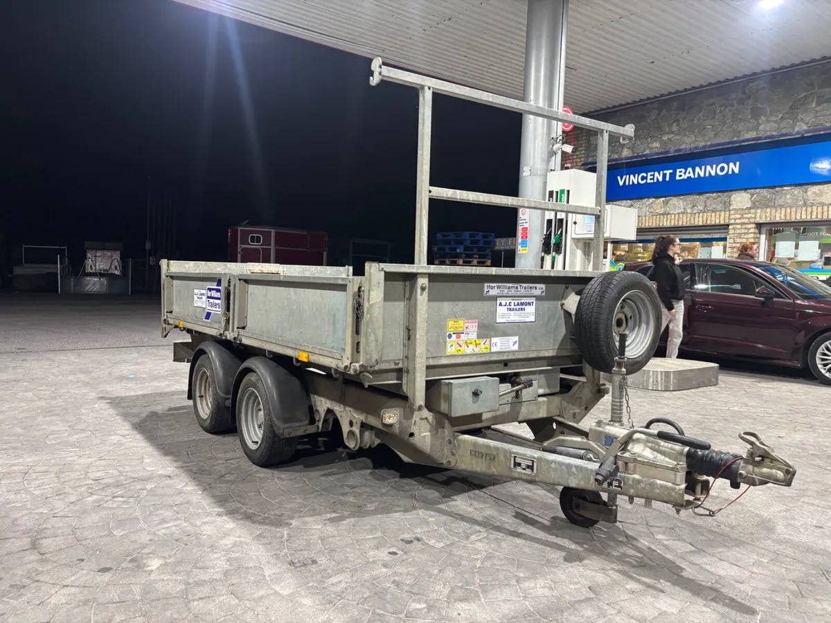 Ivor Williams 10 foot tipping trailer - Image 1