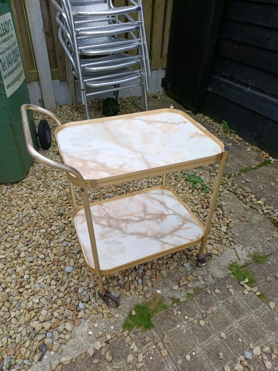 Collection of 1960/70s Hostess Trolleys - Image 3