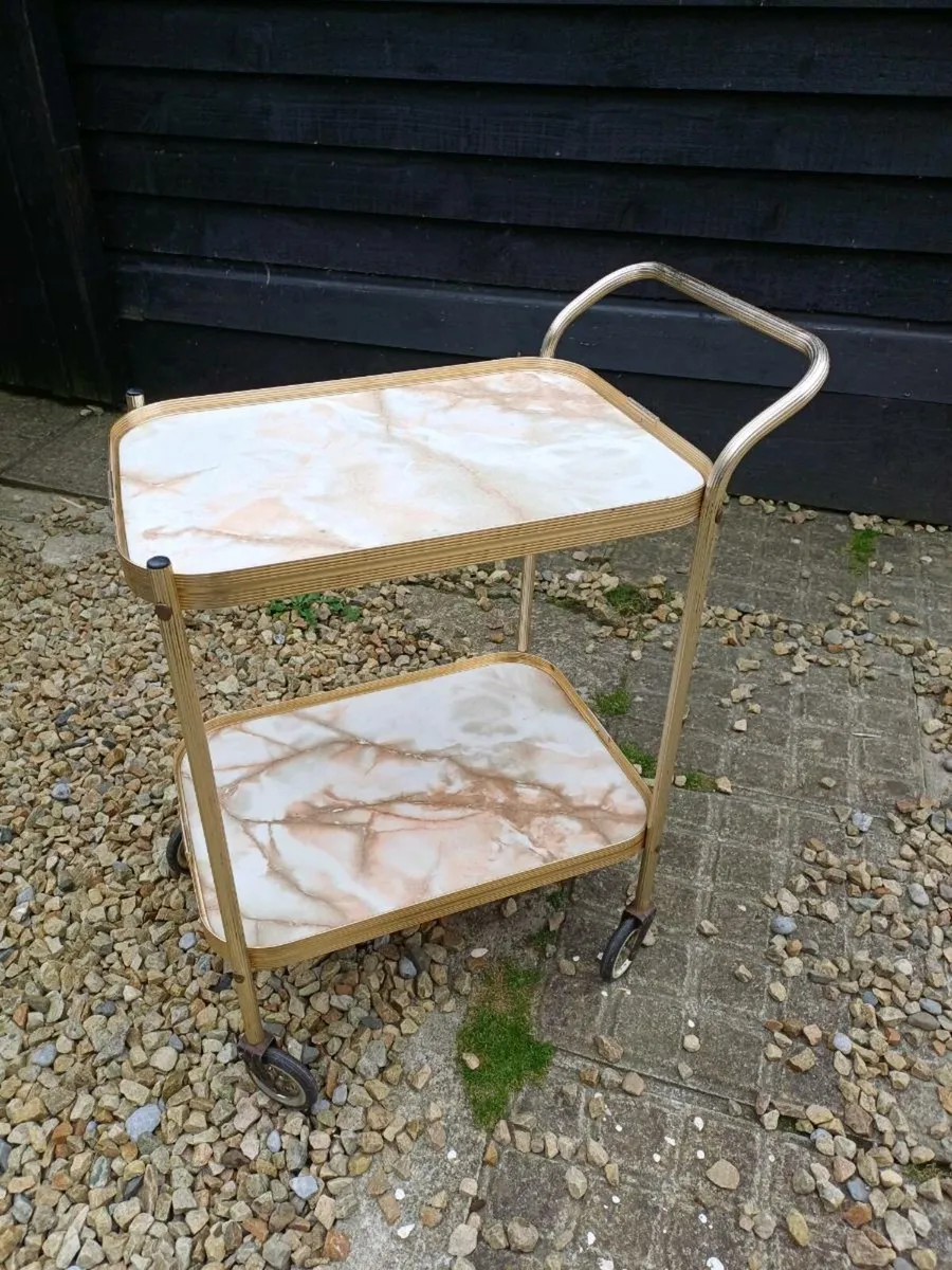 Collection of 1960/70s Hostess Trolleys - Image 4