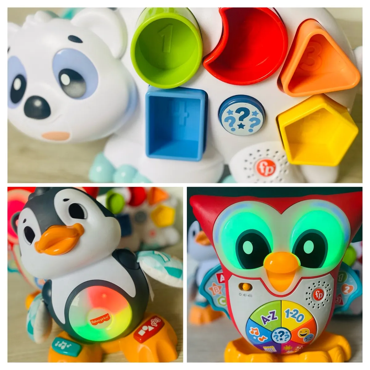 3 Fisher-Price Linkimals - Image 1