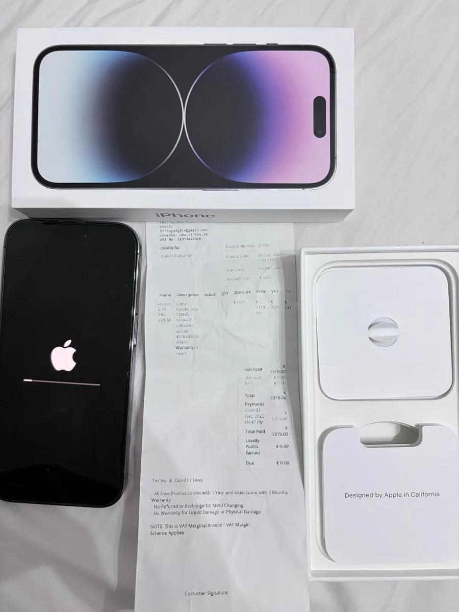 Apple Iphone 14 Pro Deep Purple 128GB - Image 3