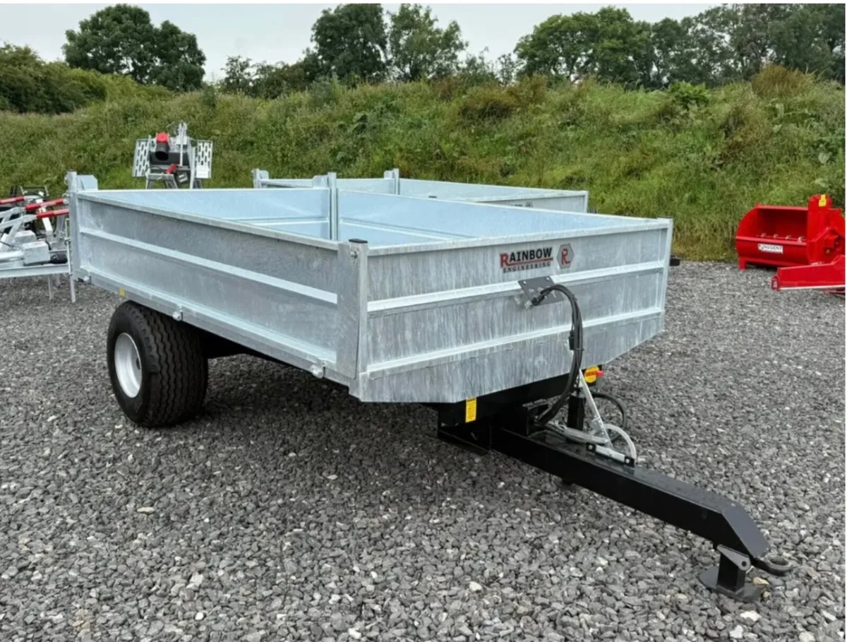 TIPPING TRAILER GALVANISED NEW 11x7 - Image 3