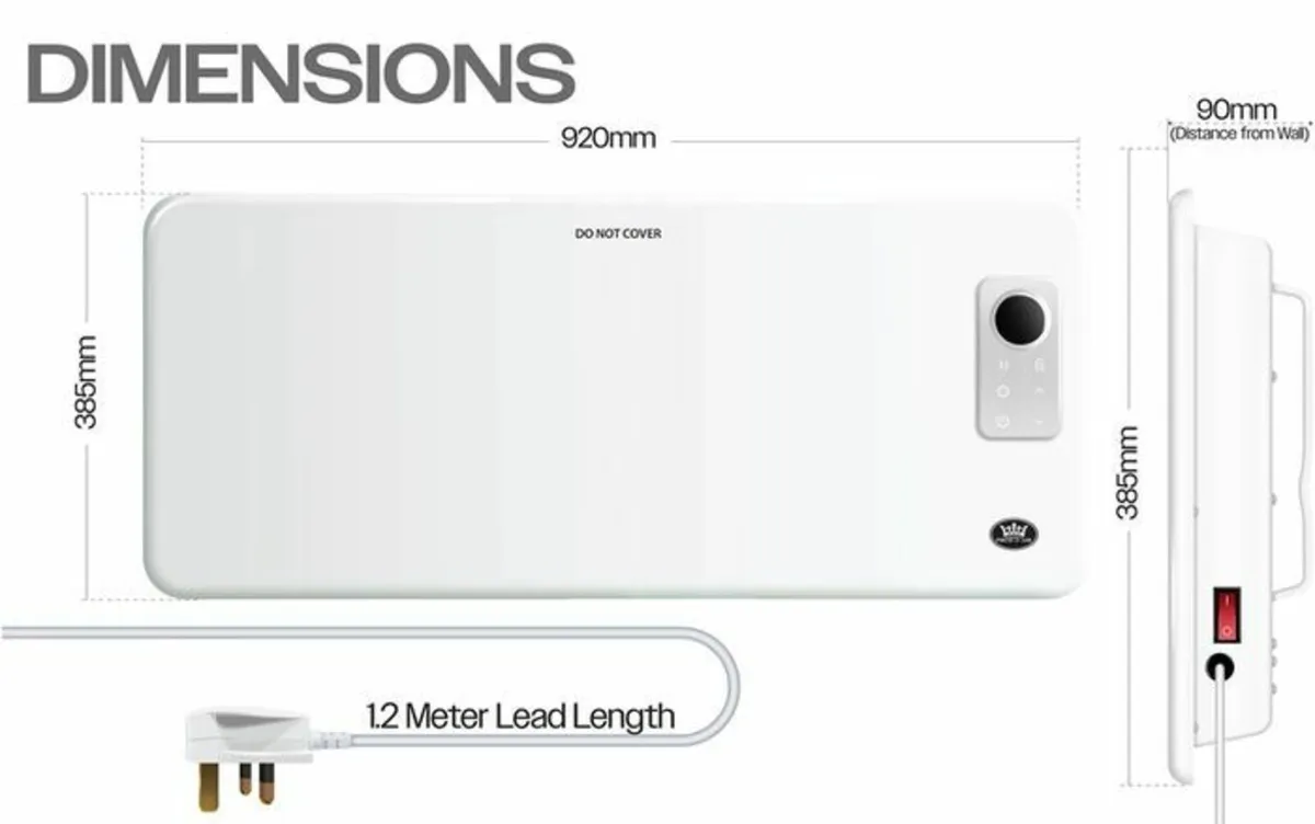 Panel Heater With Wifi Function 2KW - Image 1