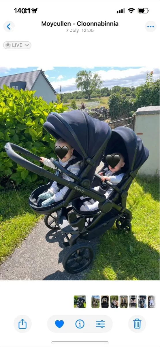 Icandy Peach 7 travel system buggy pushchair - Image 3