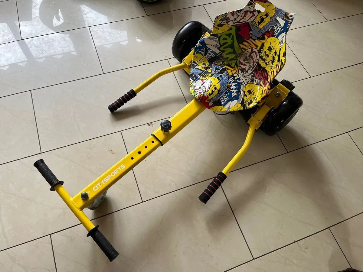 Hoverboard and cart bundle - Image 3