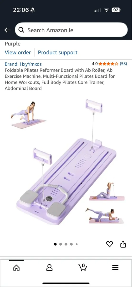 Foldable Pilates Reformer Board - Image 1