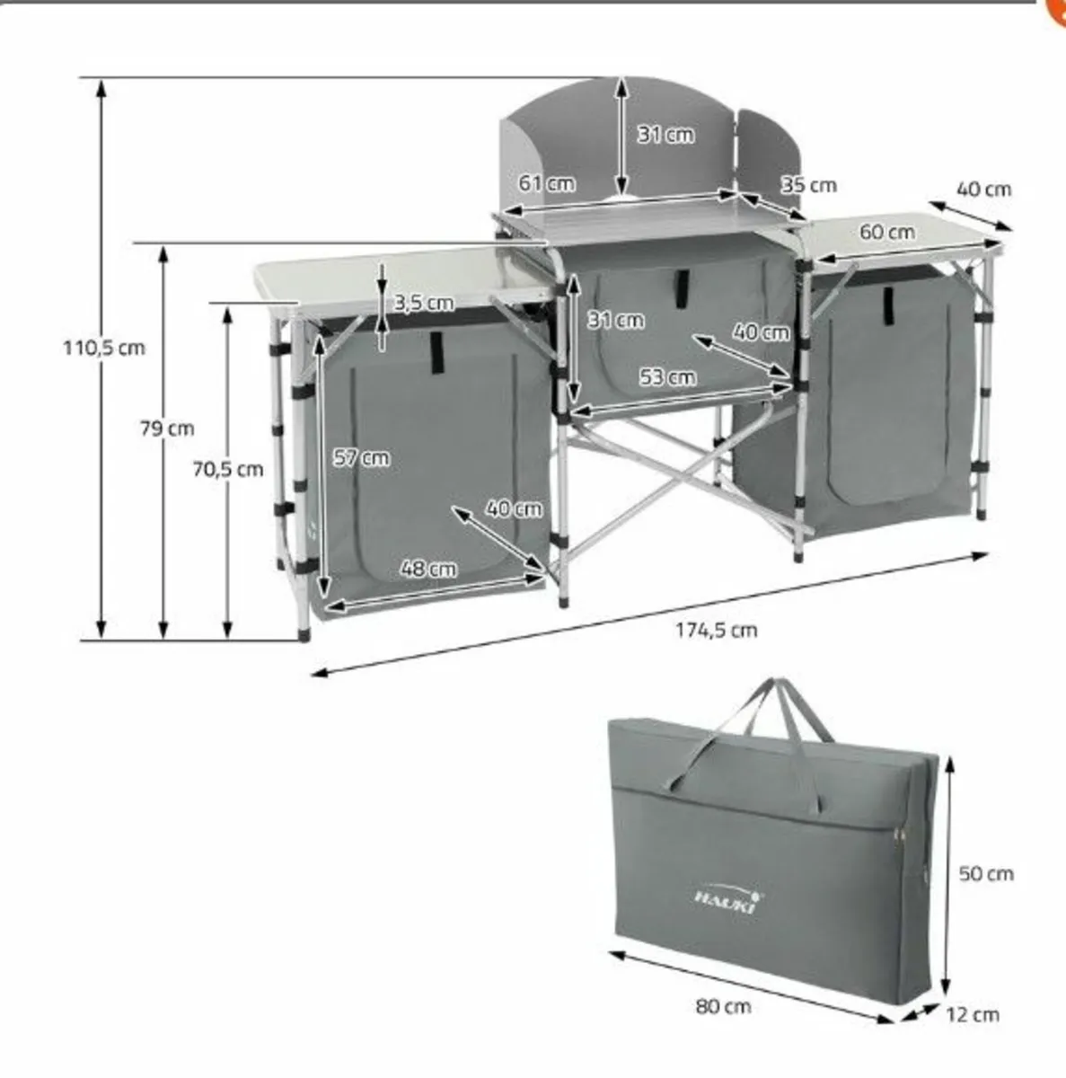 Camping kitchen foldable - Image 3