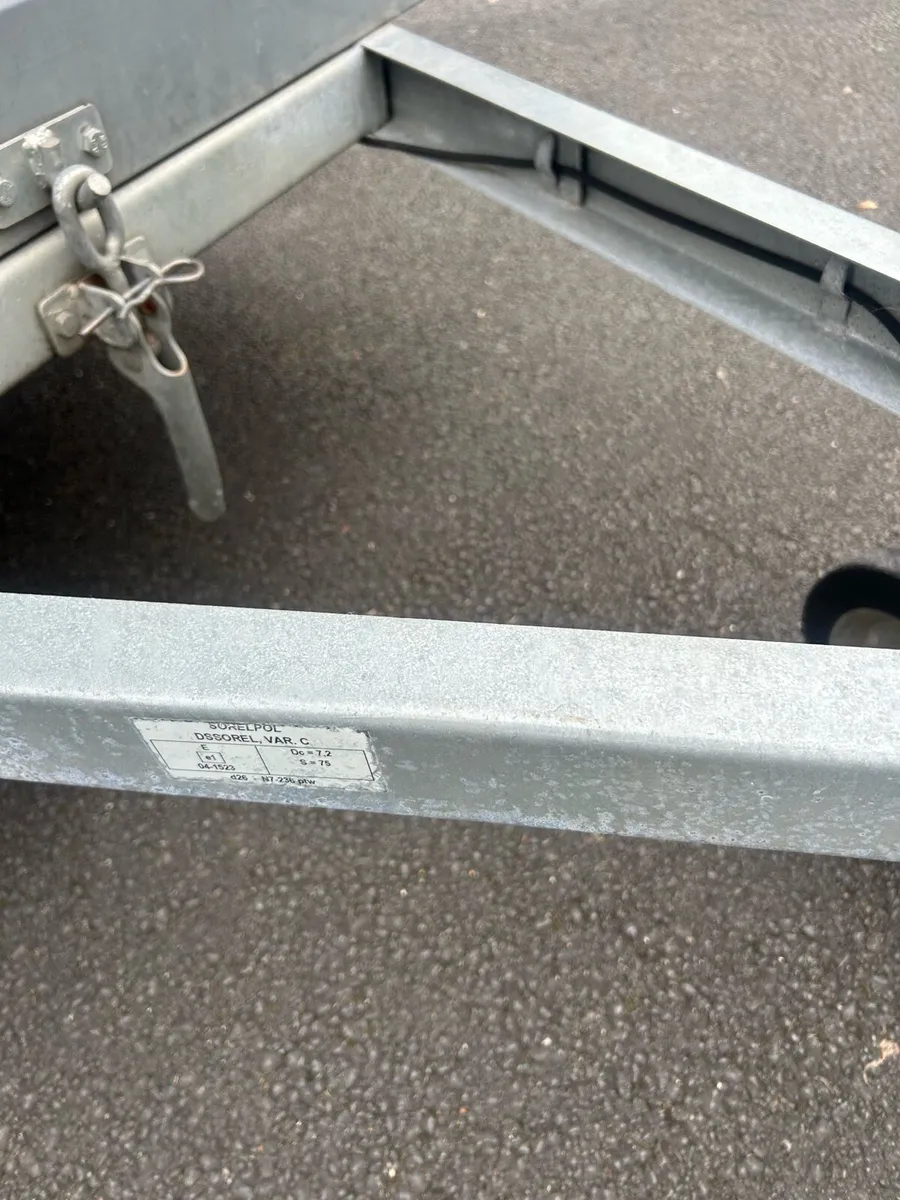 6”8 ft x4”2 ft Neptune covered in single axle - Image 3