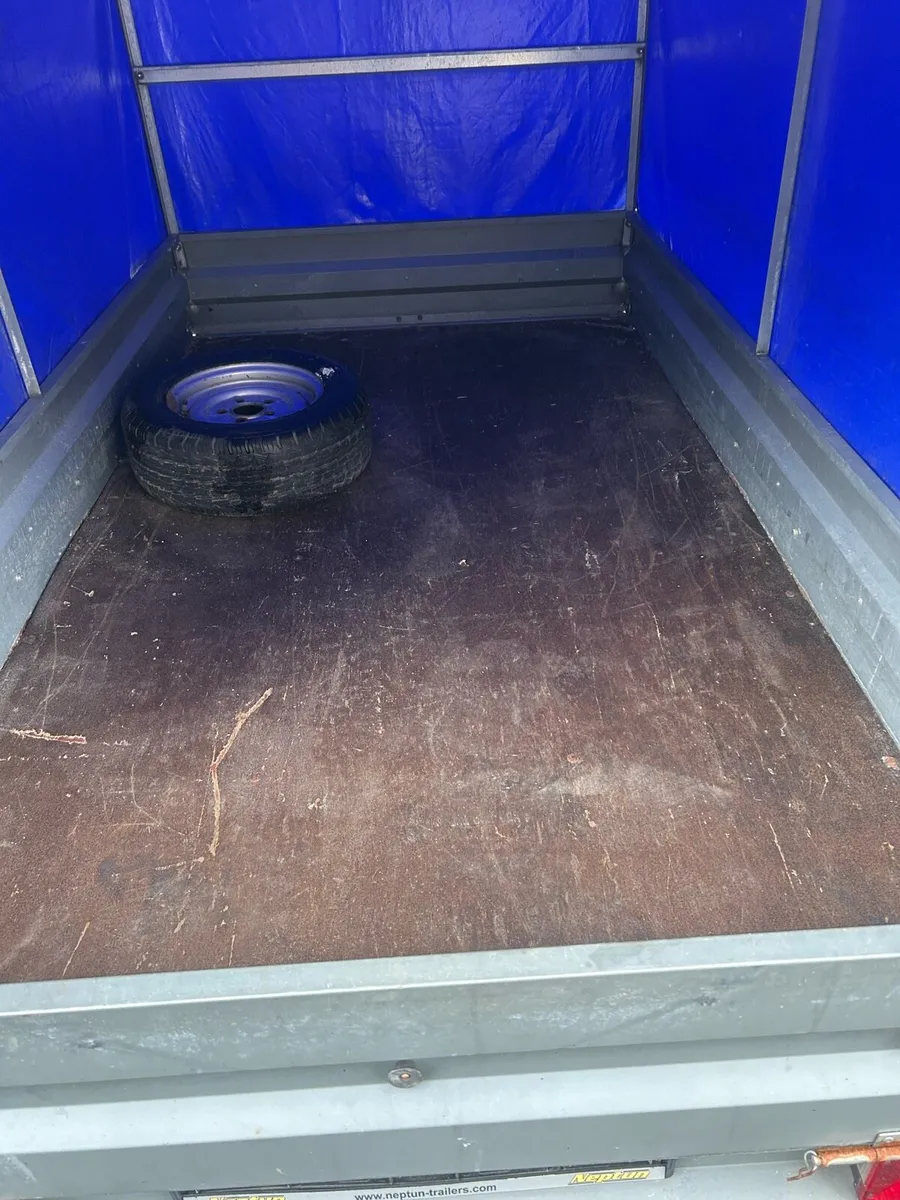 6”8 ft x4”2 ft Neptune covered in single axle - Image 4