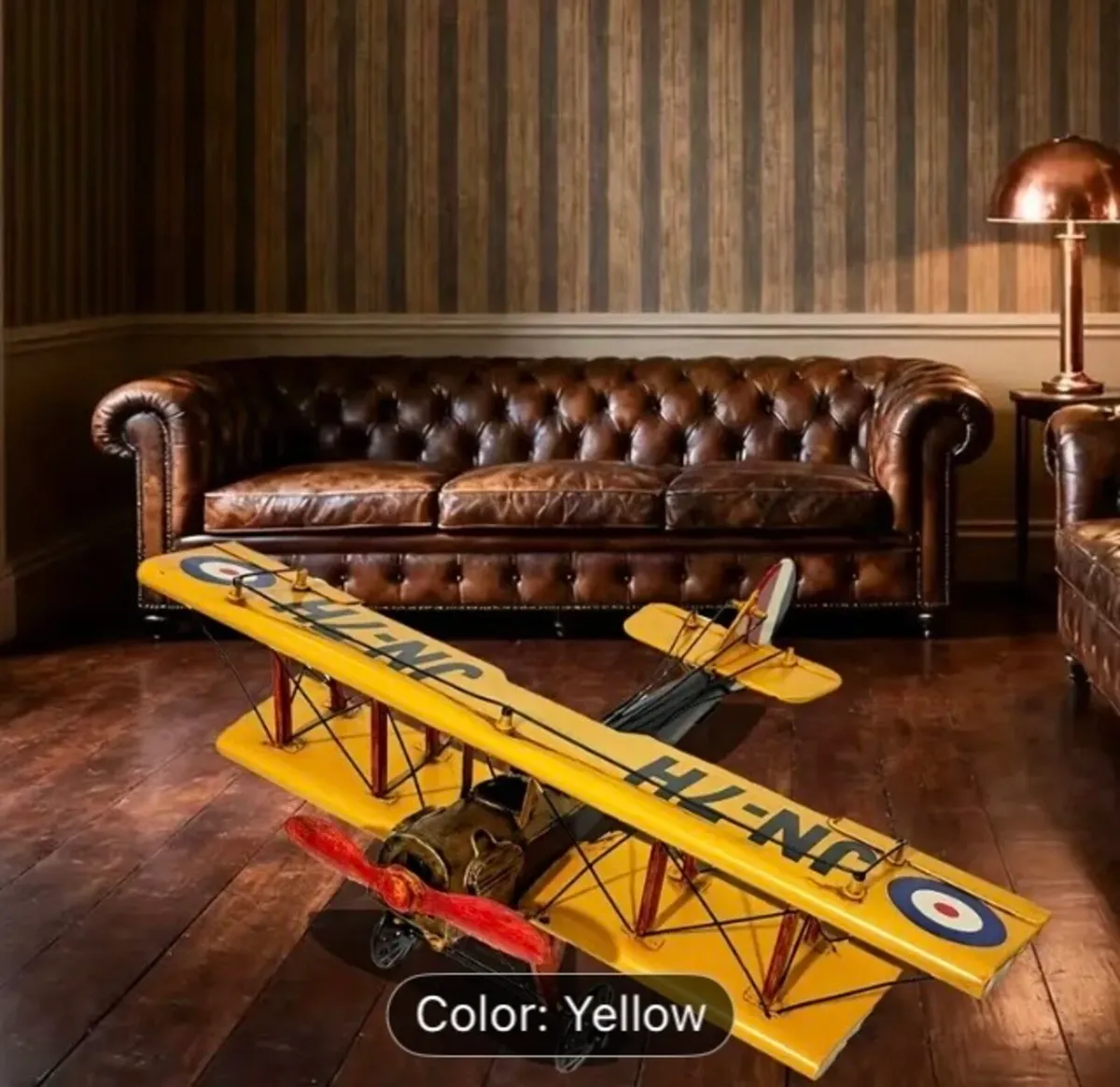 Metal airplane handmade free postage - Image 1