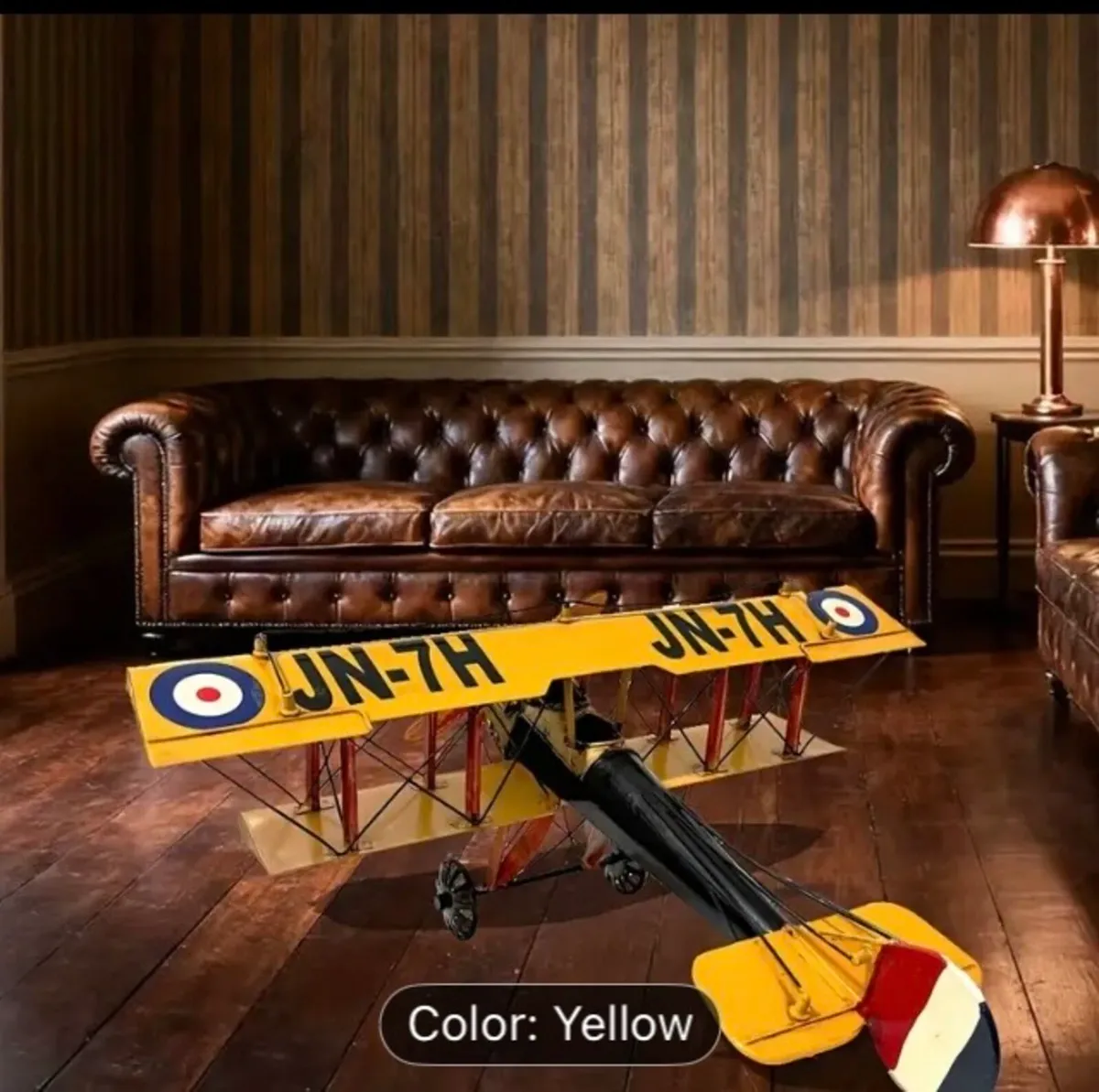Metal airplane handmade free postage - Image 2