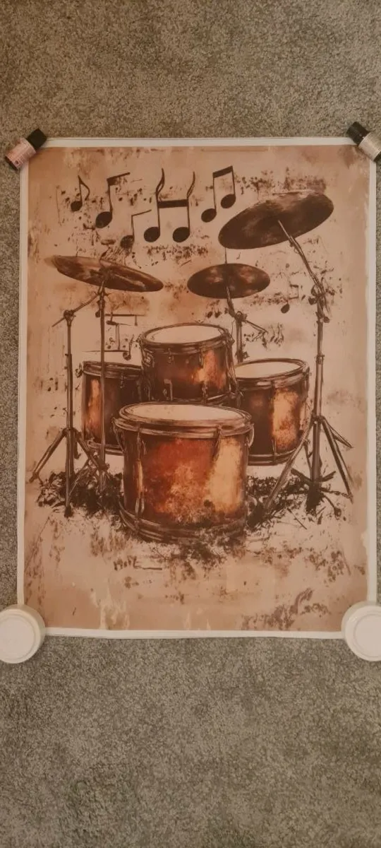 3 piece musical canvas - Image 1