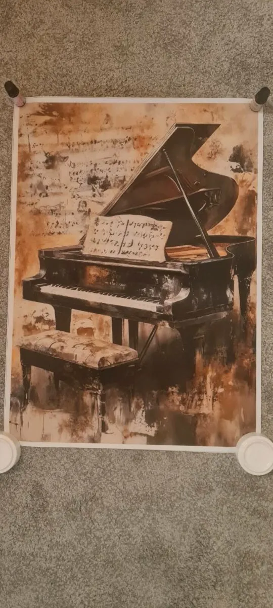 3 piece musical canvas - Image 2