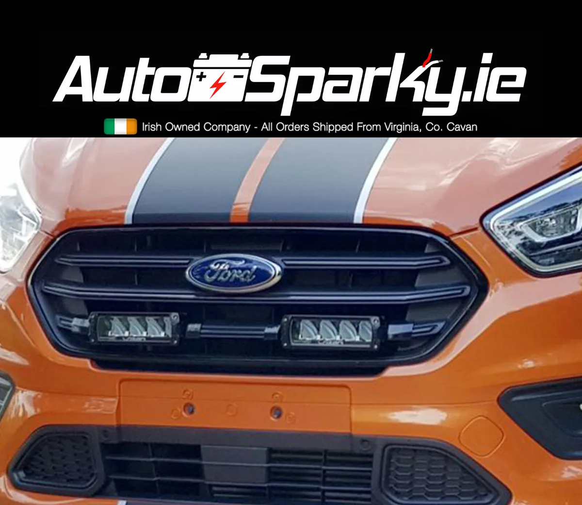 Ford Transit Custom Lazerlamps Lightbar Grille Kit - Image 1