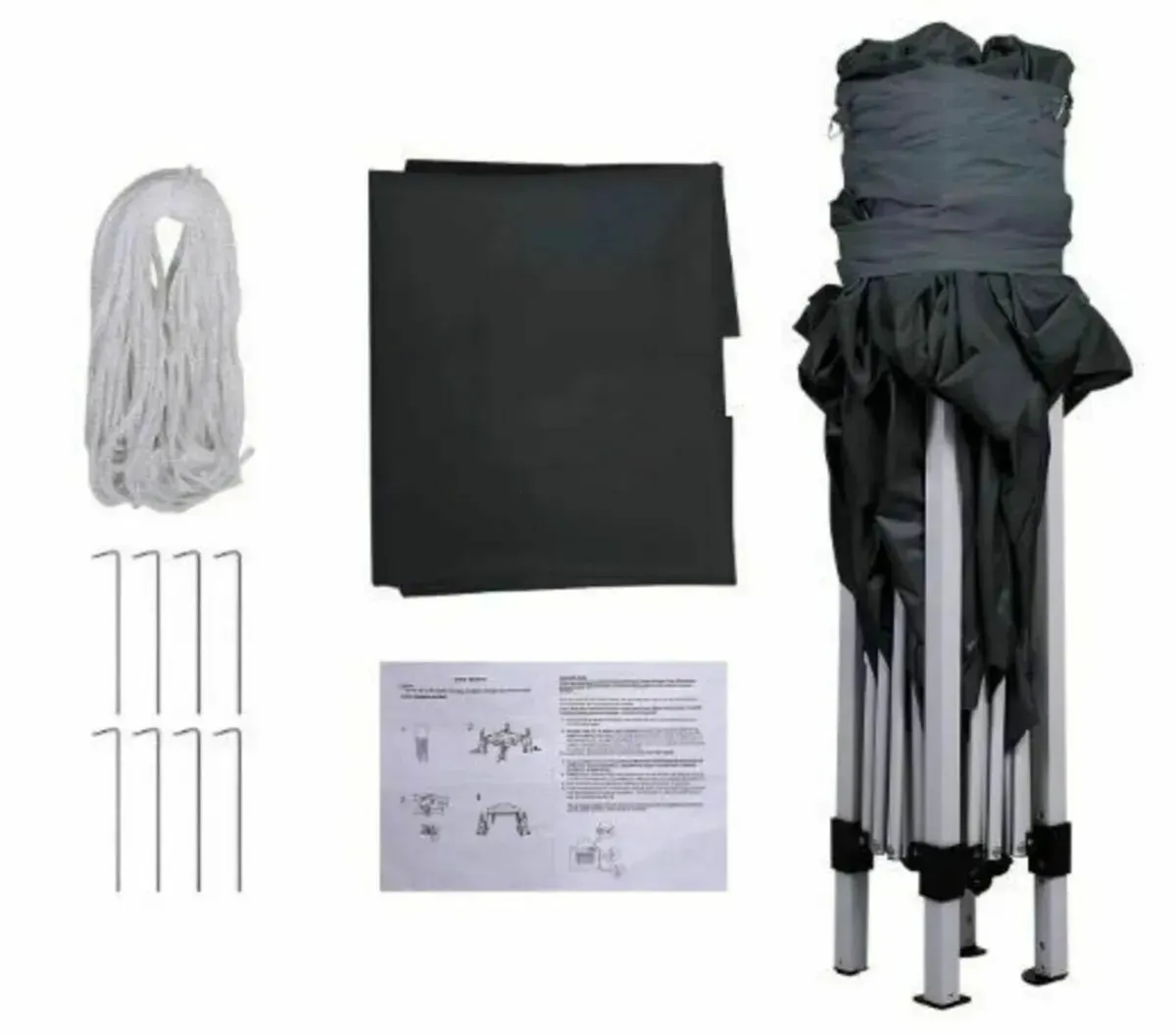 Gazebo 3x3m Waterproof Folding Marquee Tent - Image 2