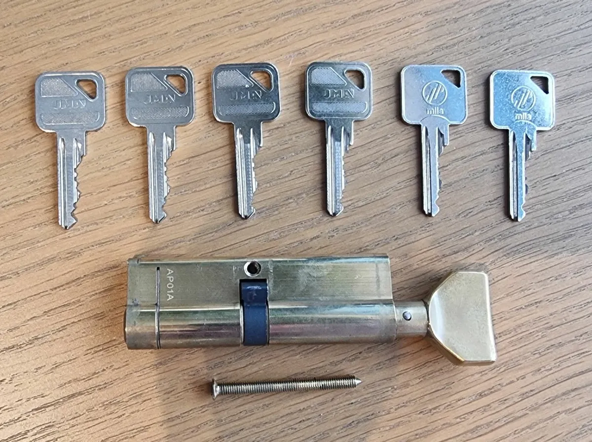 Door Lock Cylinder Brass - Image 2