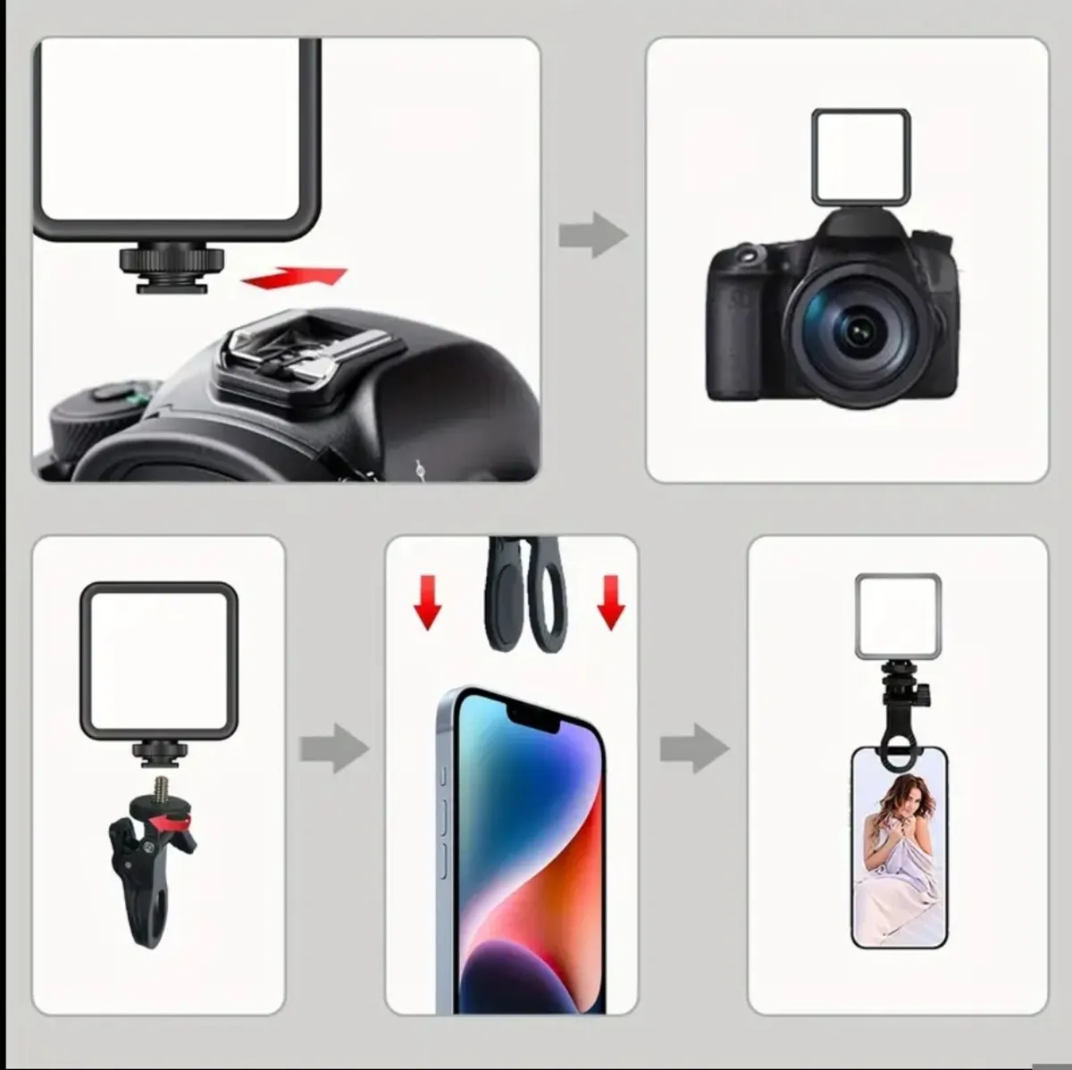 📸 BTOOR LED Photography Light – Brand New with Ca - Image 2