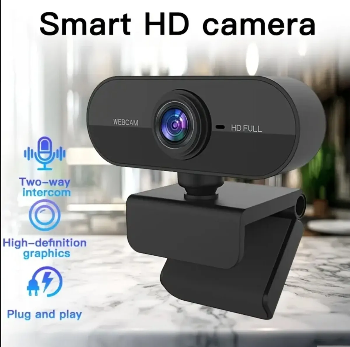 🎥 HD 1080p Webcam – Brand New in Box - Image 1