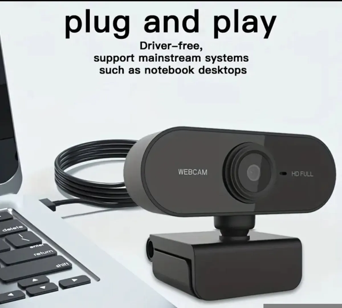 🎥 HD 1080p Webcam – Brand New in Box - Image 3