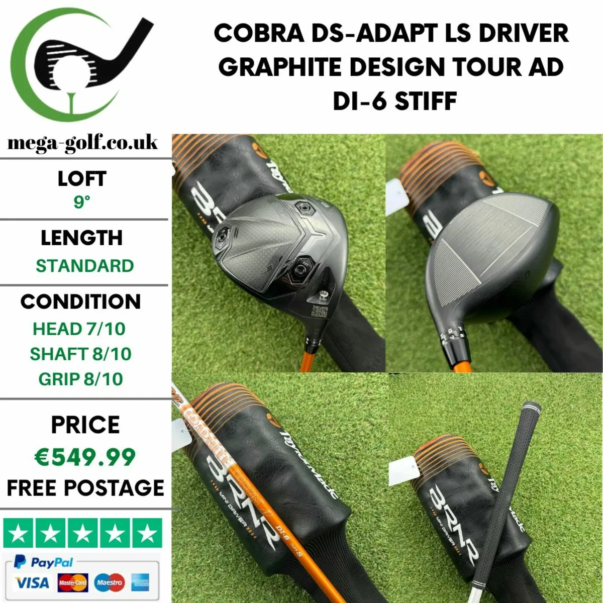 Cobra DS-Adapt LS Driver / 9° / Stiff - Image 1