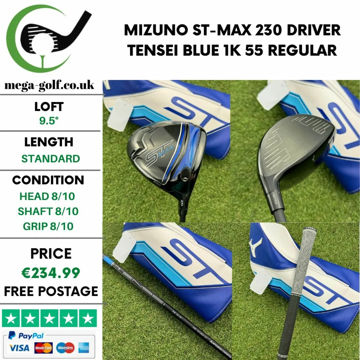 Mizuno St-Max 230 Driver / 9.5° / Regular - Image 1