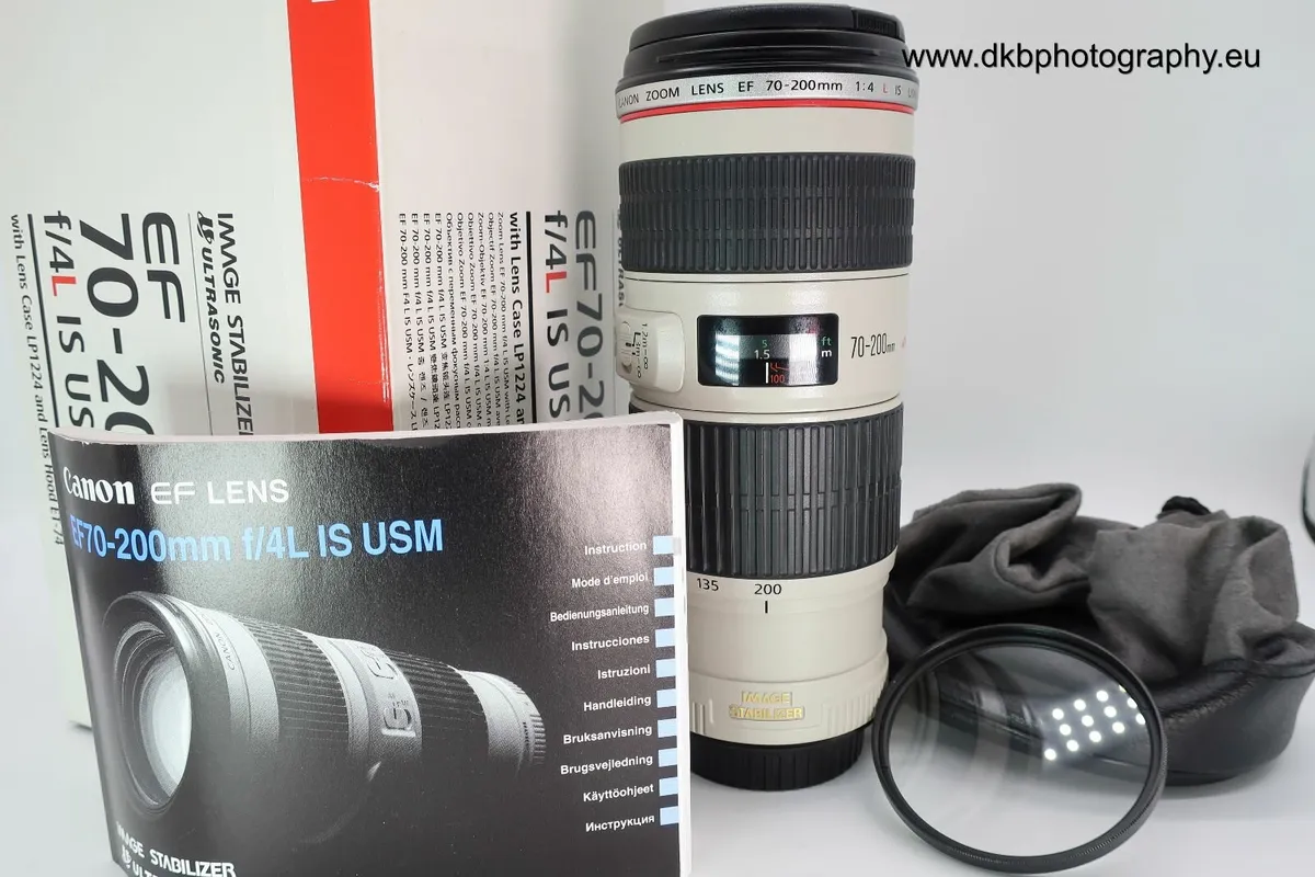 CANON EF 70-200mm F4L IS USM LENS #0234 - Image 1