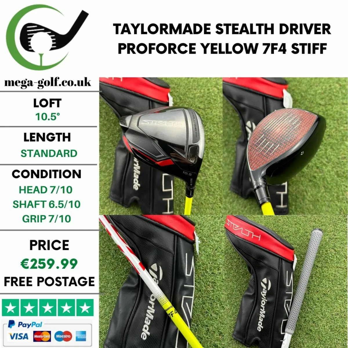 Taylormade Stealth Driver / 10.5° / Stiff - Image 1