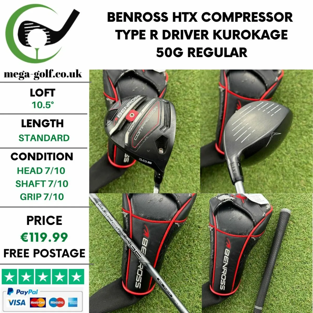 Benross HTX Compressor Type R Driver / 10.5° - Image 1