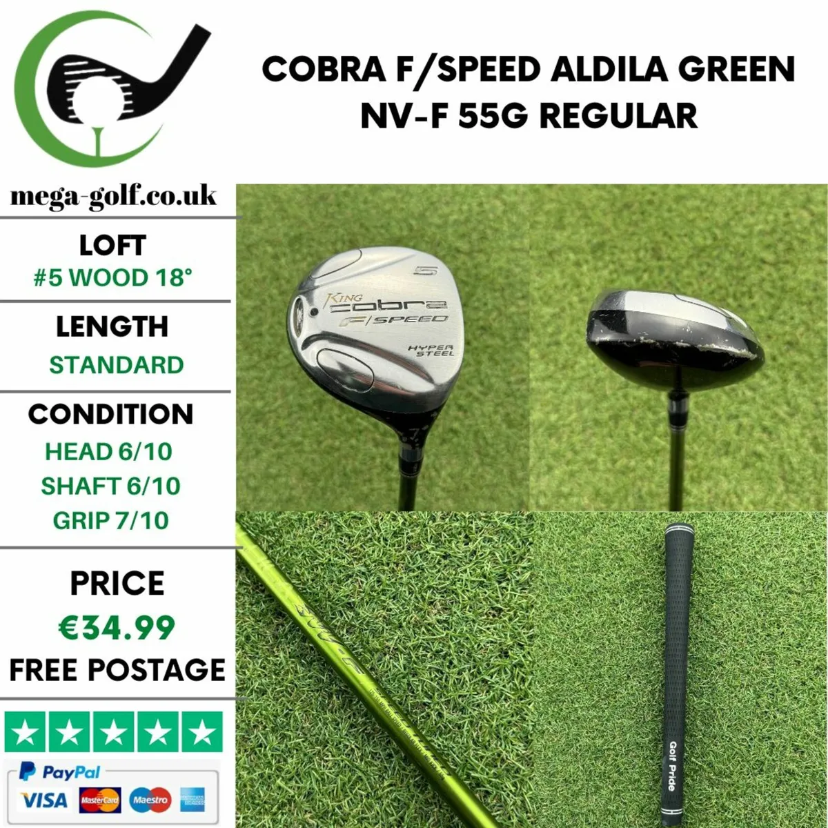 Cobra F/Speed #5 Wood 18° / Regular - Image 1