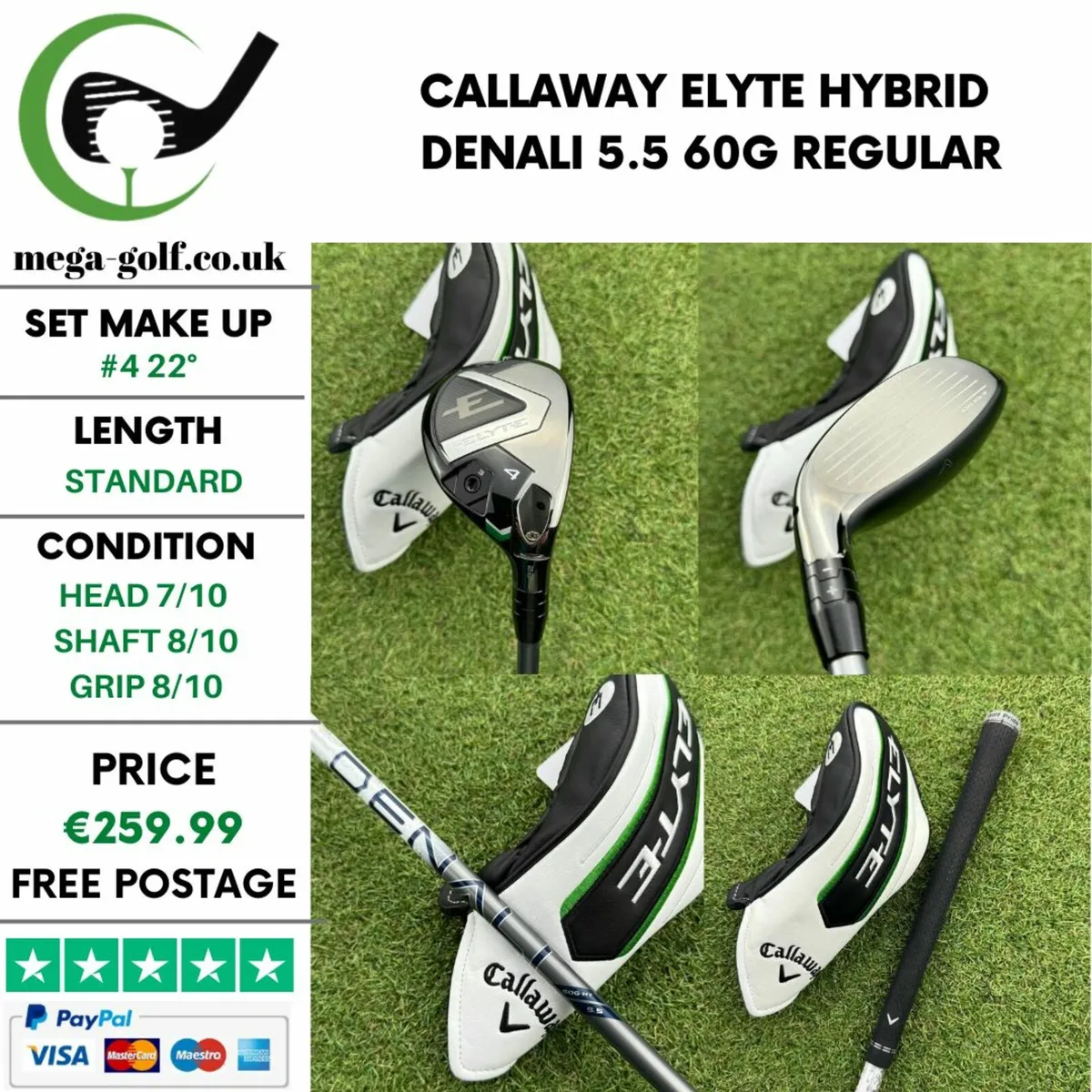 Callaway Elyte Hybrid / #4 22° / Regular - Image 1