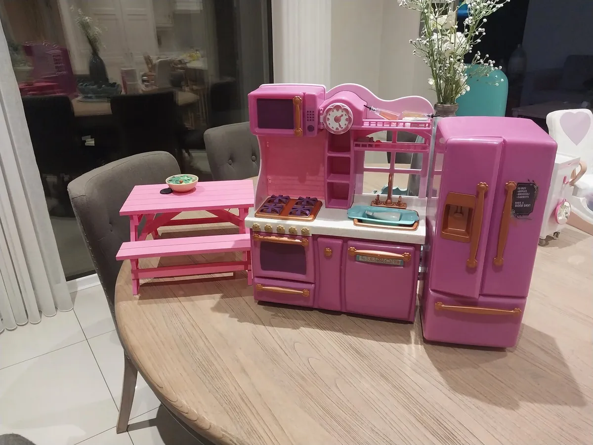 Our generation kitchen, fridge and bench