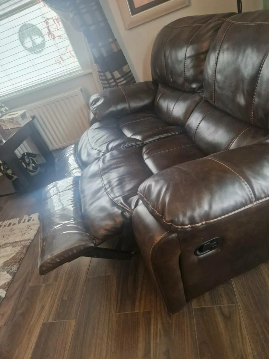 2 and 3 seater reclining sofas - Image 2