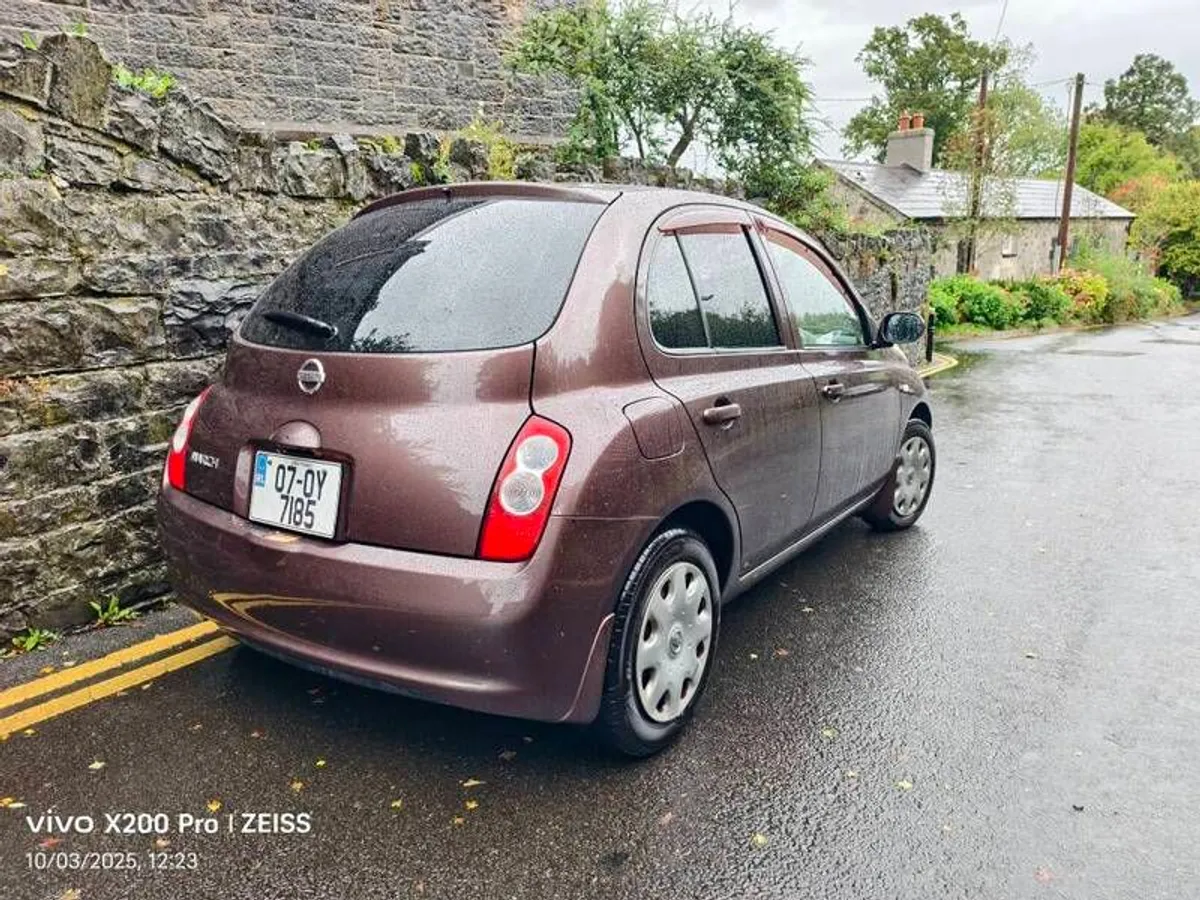 2007 Nissan March Micra Auto (Tax 12/25 NCT 05/26) - Image 3