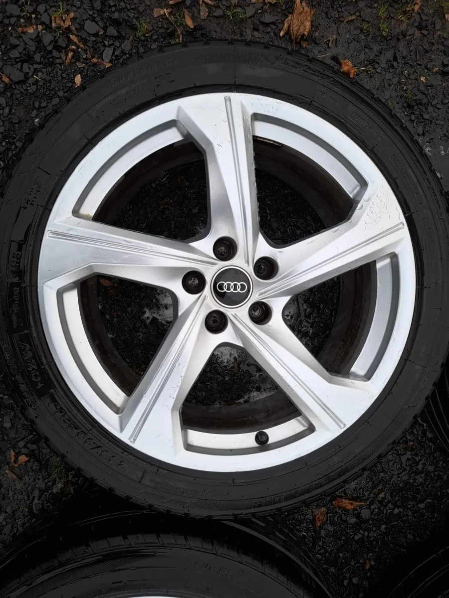 19" Genuine Audi A6 S Line Alloys with tyres - Image 2