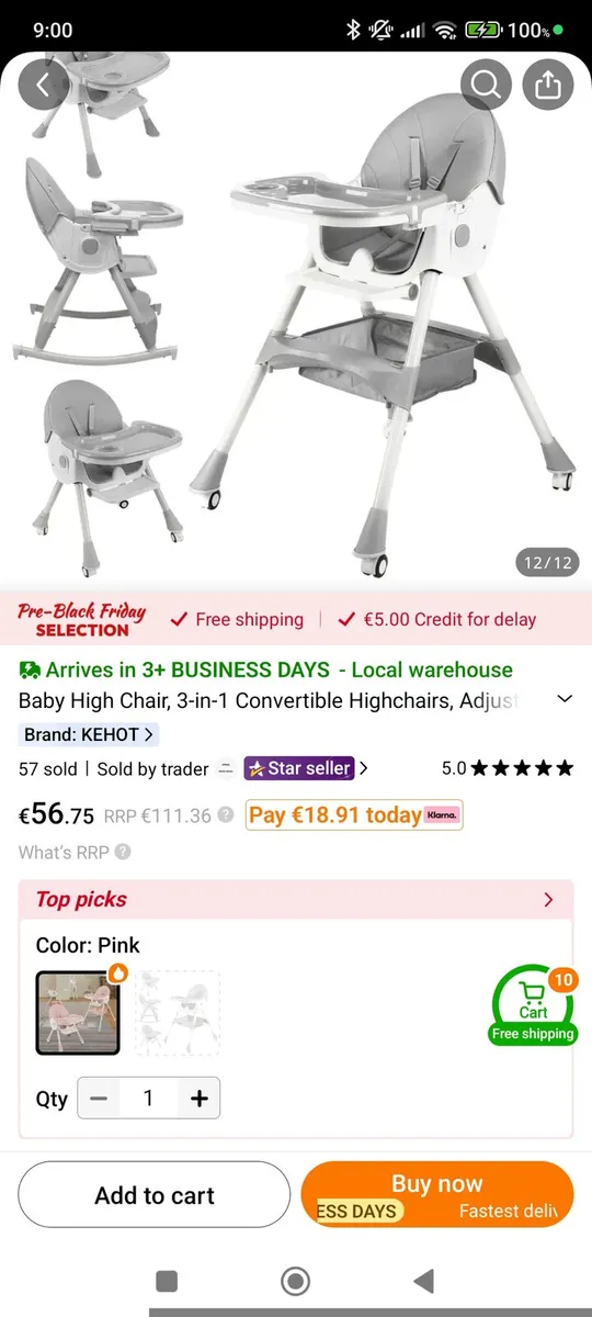 Highchair - Image 1