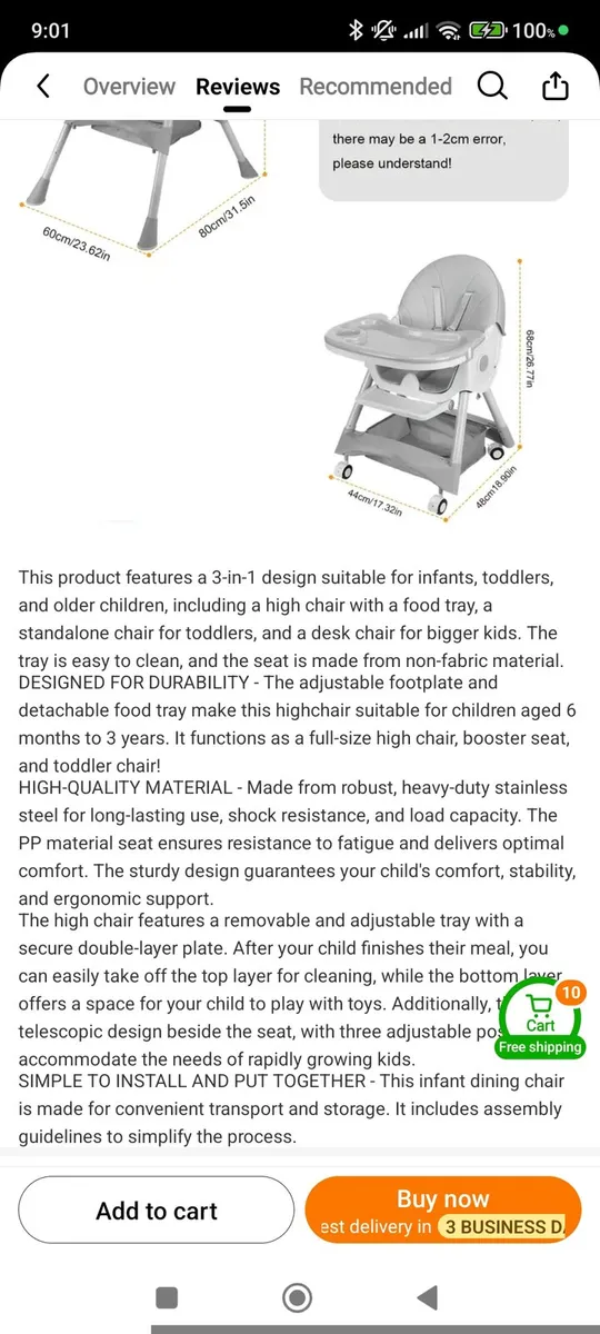 Highchair - Image 2