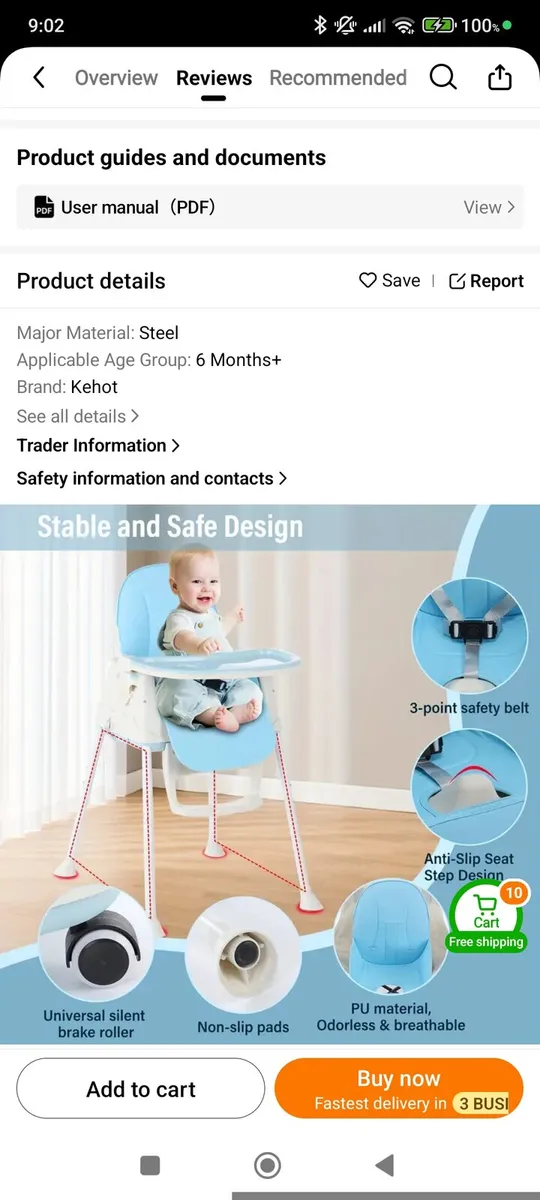 Highchair - Image 1