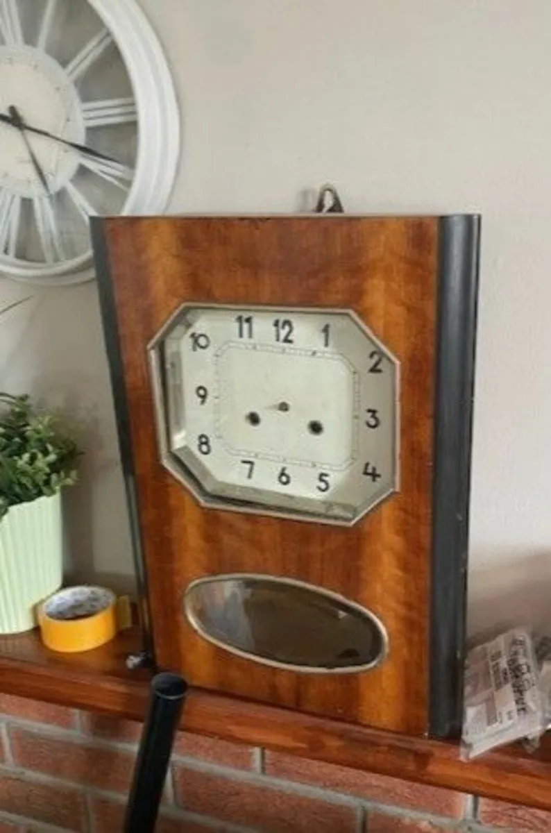Wood Wall Clock - Image 1